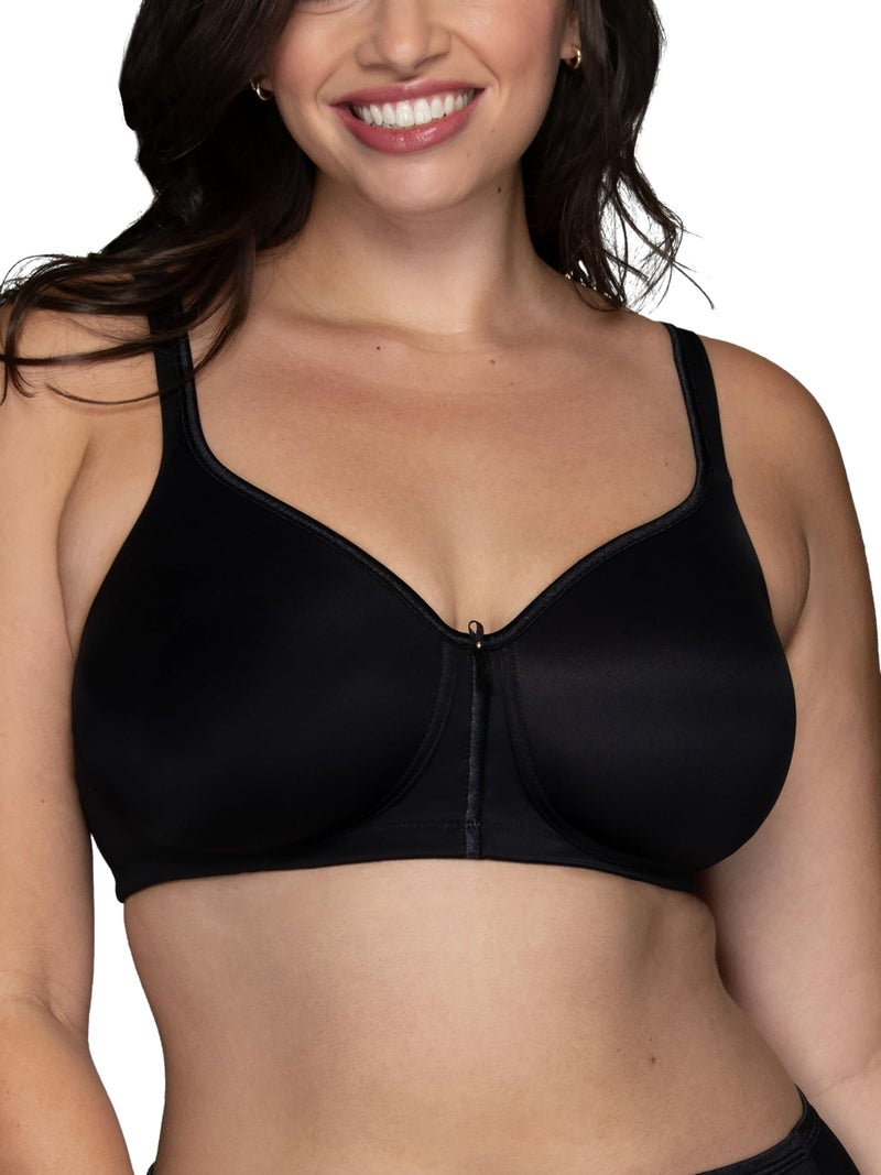 Vanity Fair Womens Body Caress Convertible Wirefree Contour Bra #72335 Bra,Midnight Black,40B - Image 1